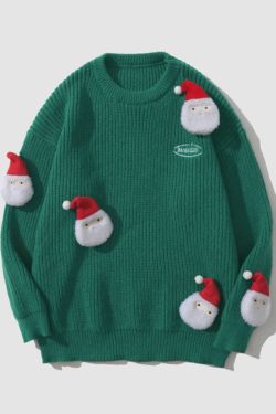 Style Core Aesthetics, New Style Trends Cute Santa Doll Sweater