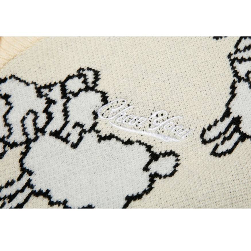 Style Core Aesthetics, New Style Trends Cute Sheep Cardigan Style Core Aesthetics, New Style Trends Cute Sheep Cardigan