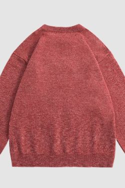 Style Core Aesthetics, New Style Trends Dancing Goat Pattern Sweater