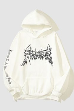 Style Core Aesthetics, New Style Trends Dark Style Skull Line Hoodies