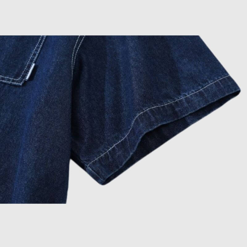 Style Core Aesthetics, New Style Trends Denim Multi-pocket Shirts Style Core Aesthetics, New Style Trends Denim Multi-pocket Shirts