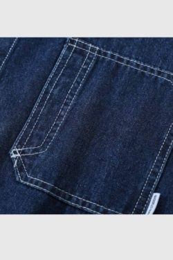 Style Core Aesthetics, New Style Trends Denim Multi-pocket Shirts