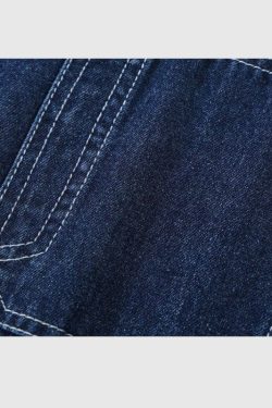 Style Core Aesthetics, New Style Trends Denim Multi-pocket Shirts