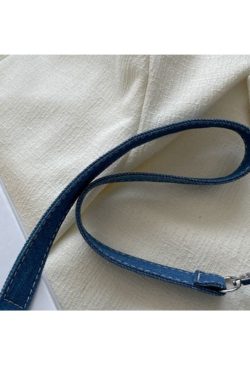 Style Core Aesthetics, New Style Trends Denim Shoulder Baguette Bag