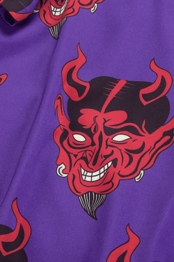 Style Core Aesthetics, New Style Trends Devil Print Summer Shirt