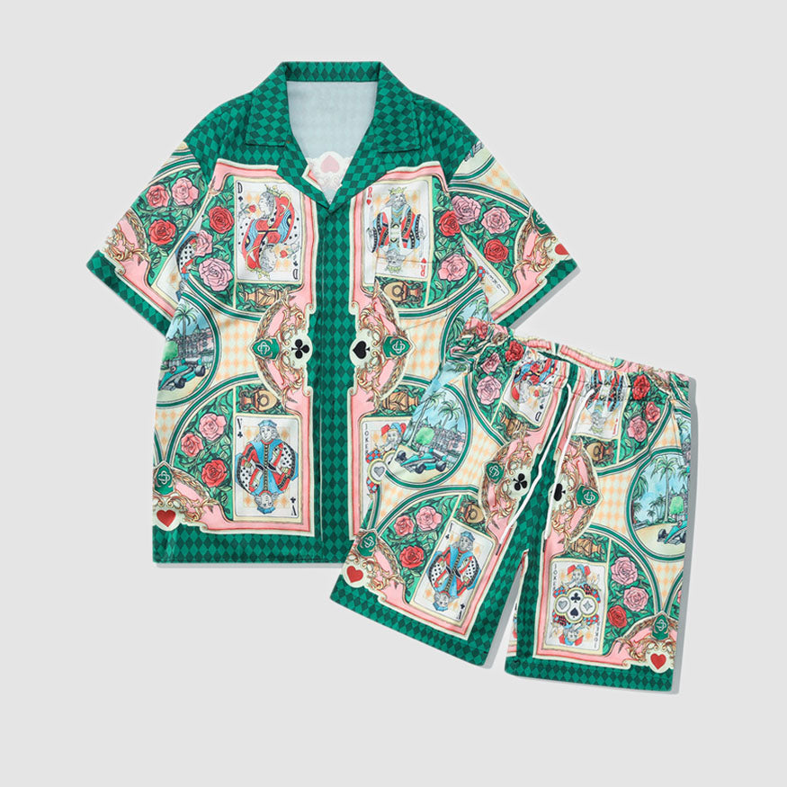 Style Core Aesthetics, New Style Trends Digital Printed Summer Shirt+Shorts Style Core Aesthetics, New Style Trends Digital Printed Summer Shirt+Shorts