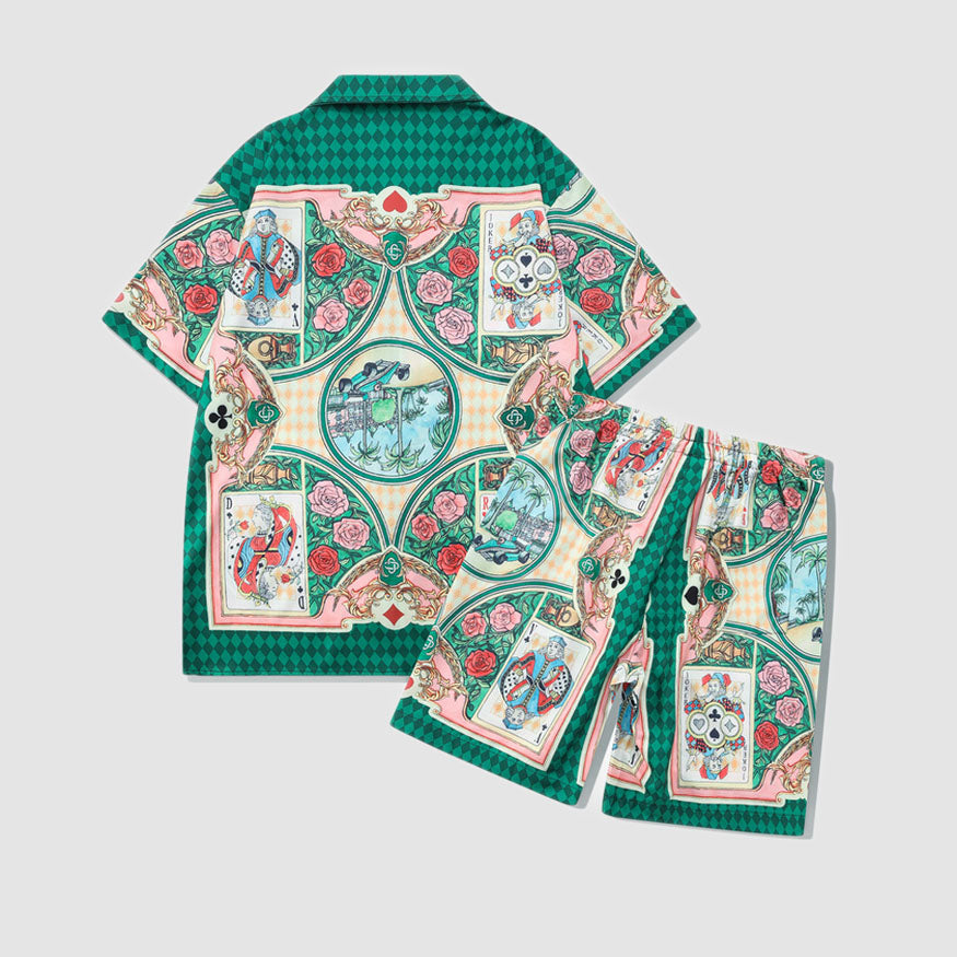 Style Core Aesthetics, New Style Trends Digital Printed Summer Shirt+Shorts Style Core Aesthetics, New Style Trends Digital Printed Summer Shirt+Shorts