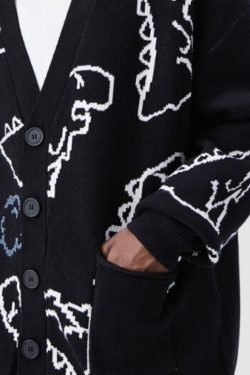 Style Core Aesthetics, New Style Trends Dinosaur Cardigan Sweater