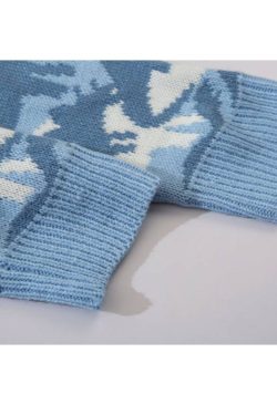 Style Core Aesthetics, New Style Trends Dinosaur Pattern Stitching Sweater