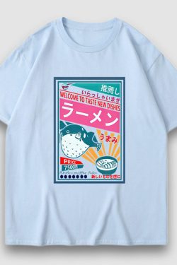 Style Core Aesthetics, New Style Trends Dishes Poster Cartoon Print Tee
