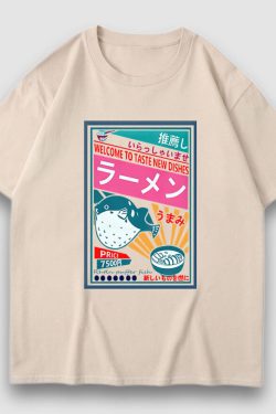 Style Core Aesthetics, New Style Trends Dishes Poster Cartoon Print Tee