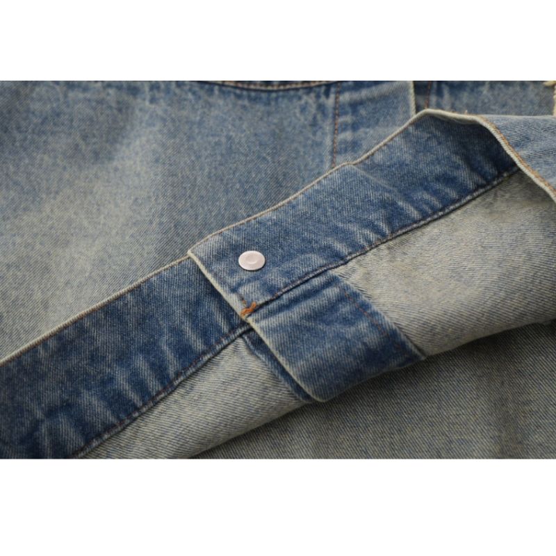 Style Core Aesthetics, New Style Trends Distressed Denim Butterfly Embroidered Jacket Style Core Aesthetics, New Style Trends Distressed Denim Butterfly Embroidered Jacket