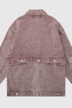 Style Core Aesthetics, New Style Trends Distressed Denim Butterfly Embroidered Jacket