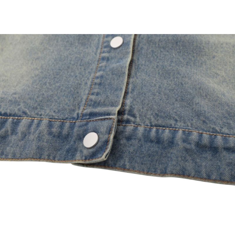 Style Core Aesthetics, New Style Trends Distressed Denim Butterfly Embroidered Jacket Style Core Aesthetics, New Style Trends Distressed Denim Butterfly Embroidered Jacket