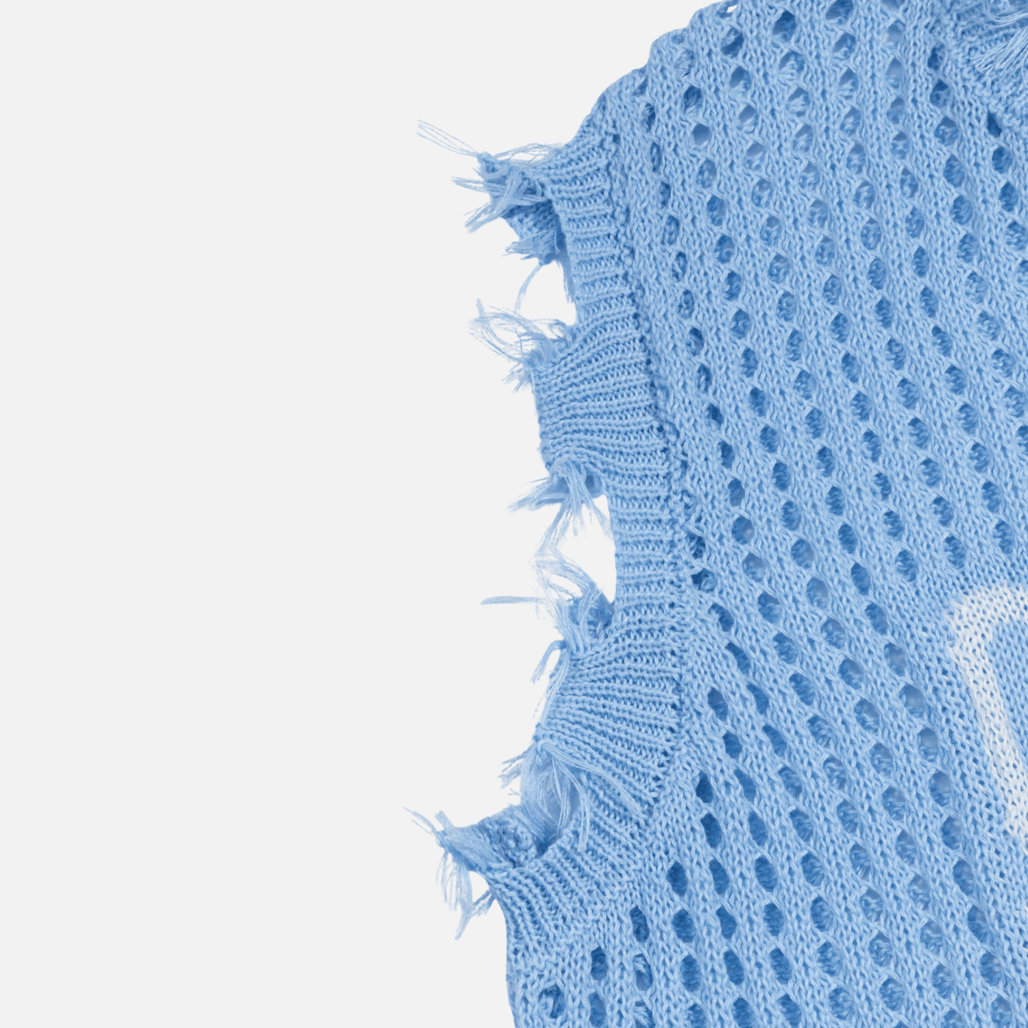 Style Core Aesthetics, New Style Trends Distressed Letter Knit Vest Style Core Aesthetics, New Style Trends Distressed Letter Knit Vest