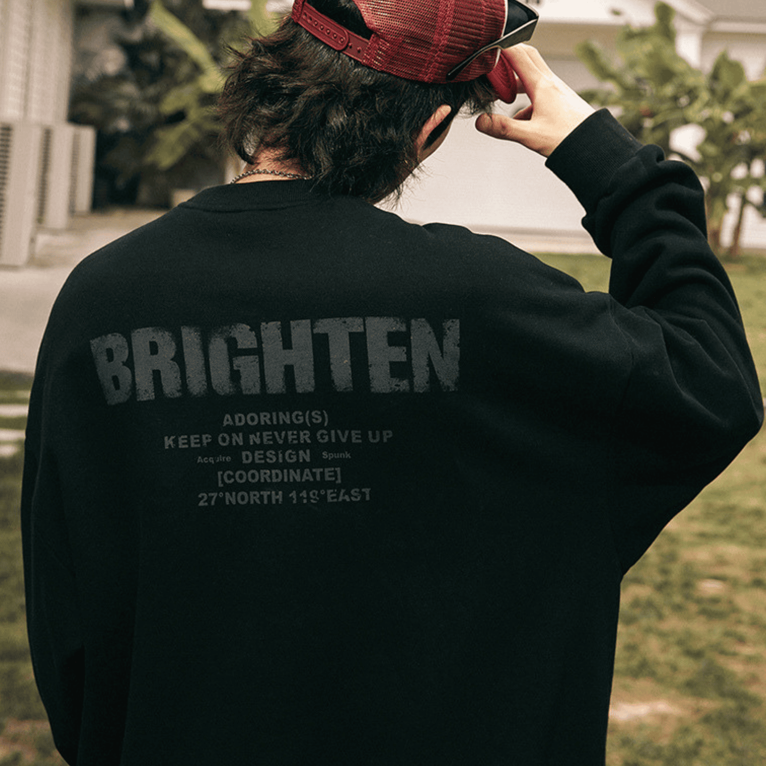 Style Core Aesthetics, New Style Trends Double Letter Print Sweatshirt Style Core Aesthetics, New Style Trends Double Letter Print Sweatshirt