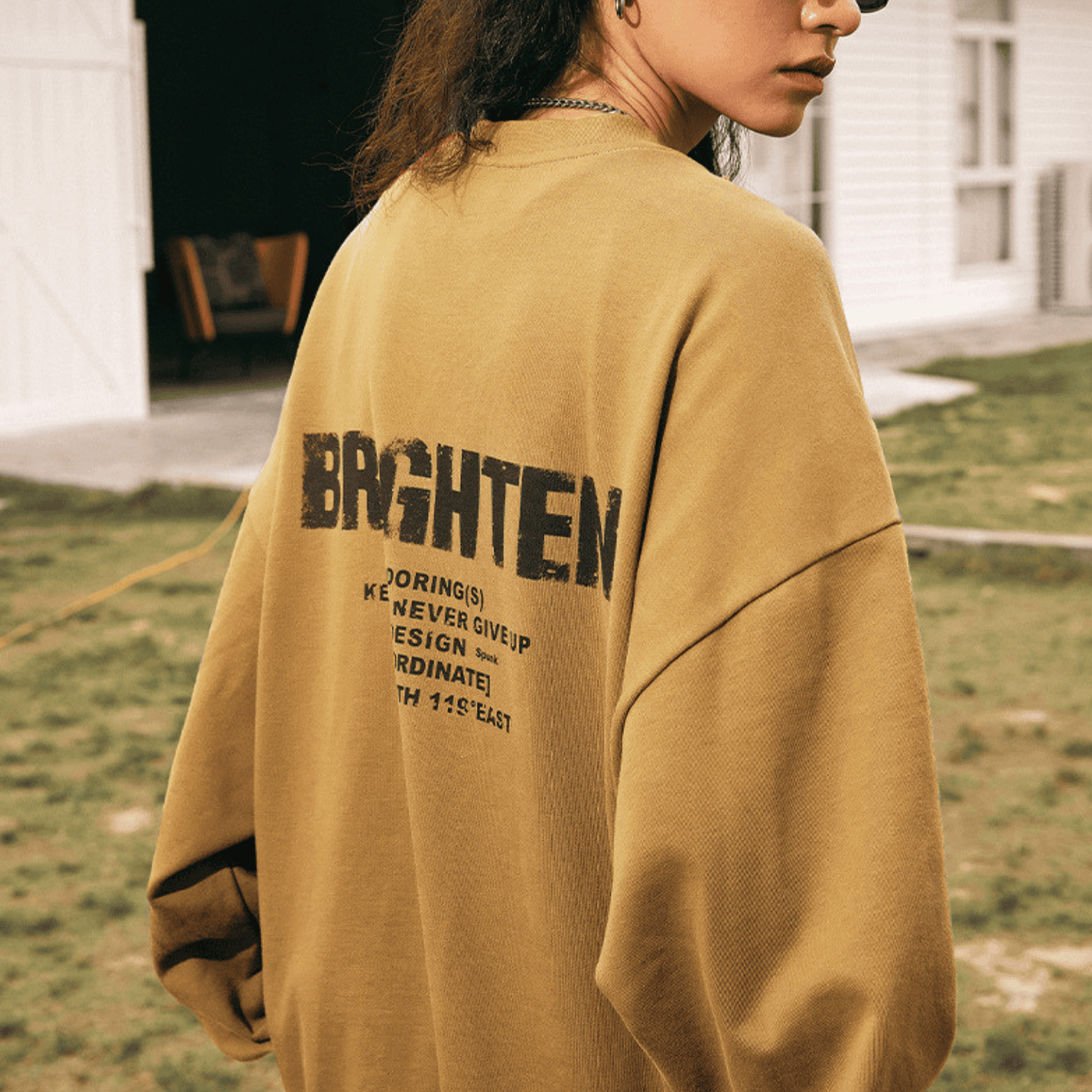 Style Core Aesthetics, New Style Trends Double Letter Print Sweatshirt Style Core Aesthetics, New Style Trends Double Letter Print Sweatshirt