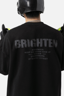 Style Core Aesthetics, New Style Trends Double Letter Print Sweatshirt