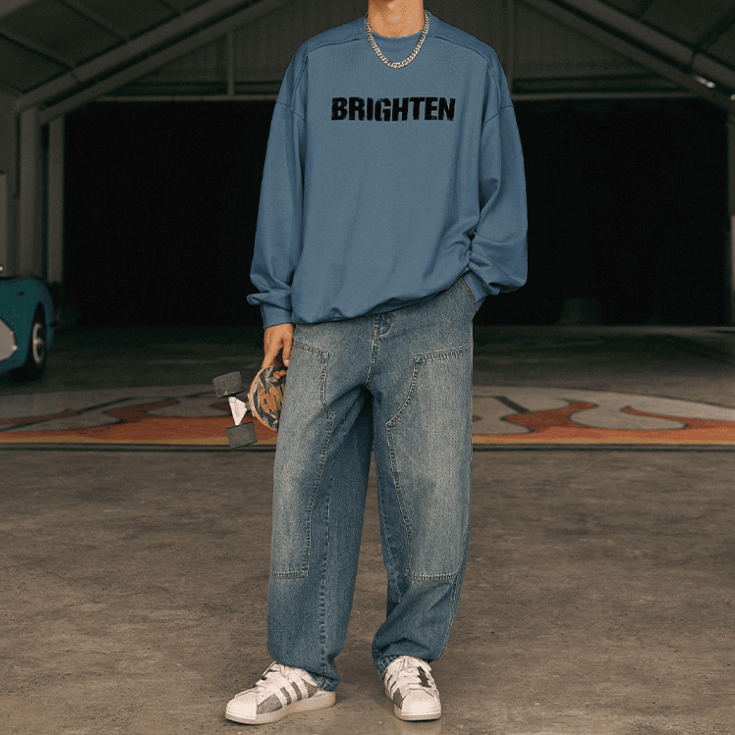 Style Core Aesthetics, New Style Trends Double Letter Print Sweatshirt Style Core Aesthetics, New Style Trends Double Letter Print Sweatshirt