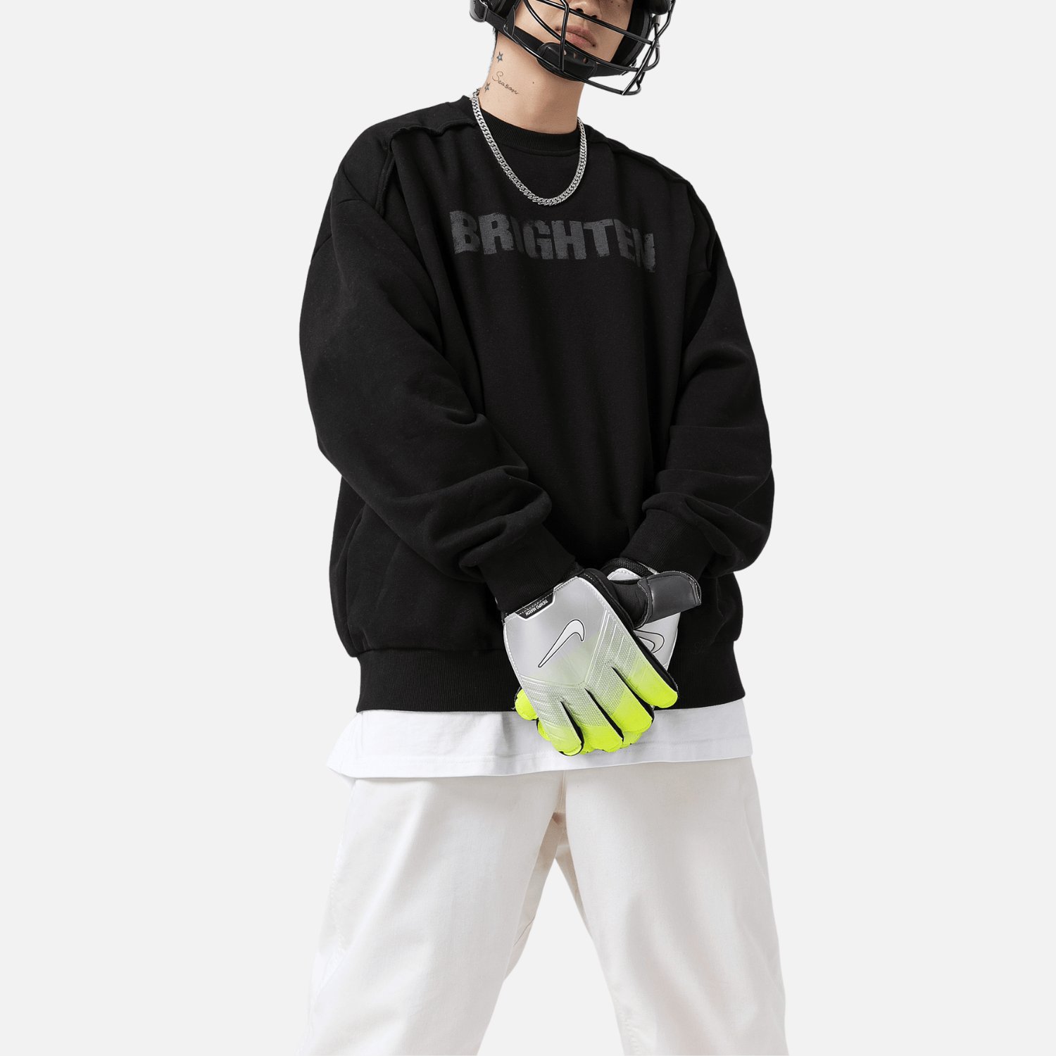 Style Core Aesthetics, New Style Trends Double Letter Print Sweatshirt Style Core Aesthetics, New Style Trends Double Letter Print Sweatshirt