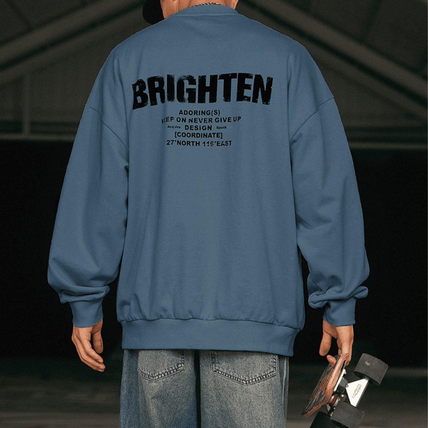 Style Core Aesthetics, New Style Trends Double Letter Print Sweatshirt Style Core Aesthetics, New Style Trends Double Letter Print Sweatshirt