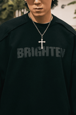 Style Core Aesthetics, New Style Trends Double Letter Print Sweatshirt