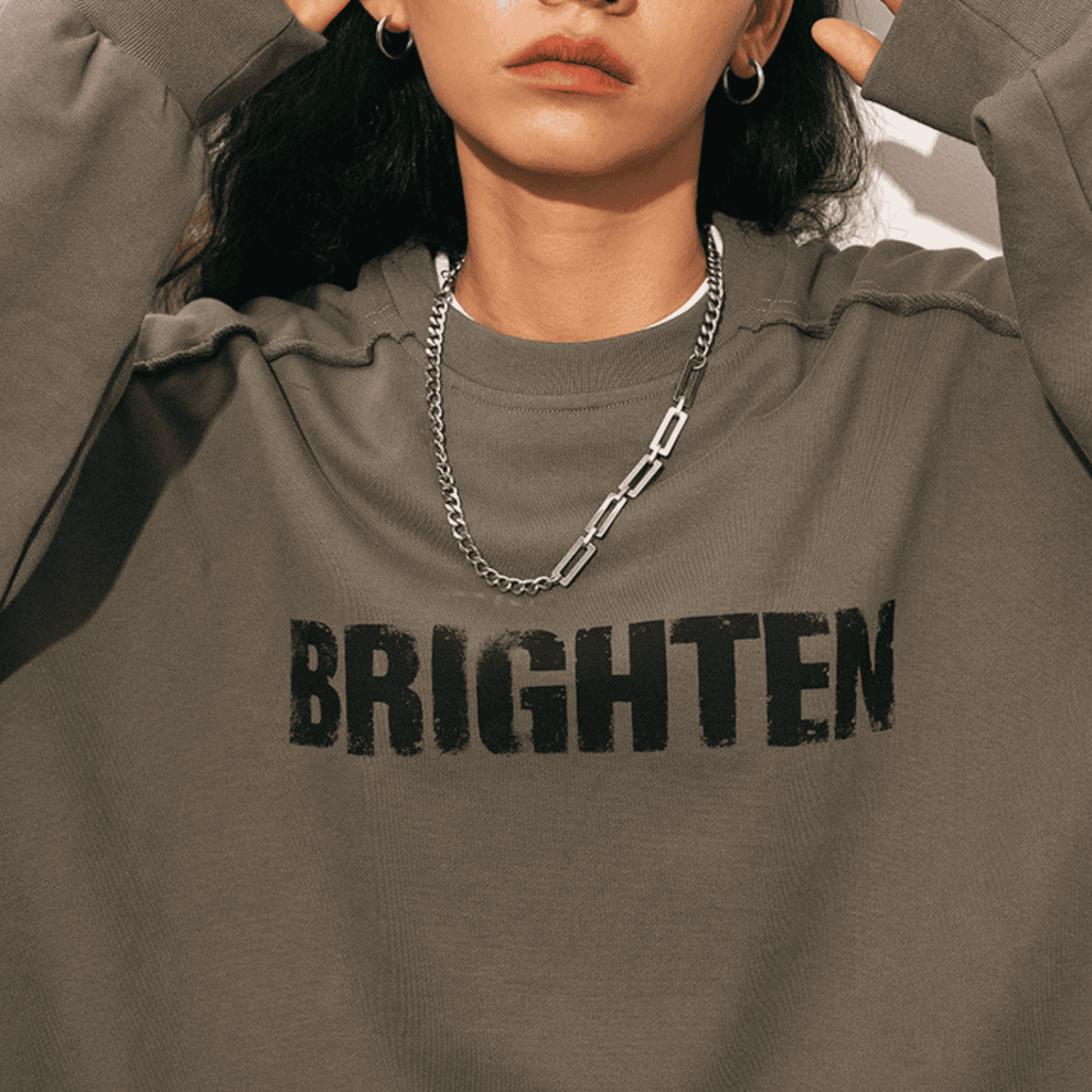 Style Core Aesthetics, New Style Trends Double Letter Print Sweatshirt Style Core Aesthetics, New Style Trends Double Letter Print Sweatshirt