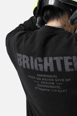 Style Core Aesthetics, New Style Trends Double Letter Print Sweatshirt