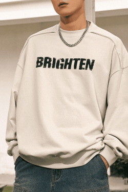 Style Core Aesthetics, New Style Trends Double Letter Print Sweatshirt