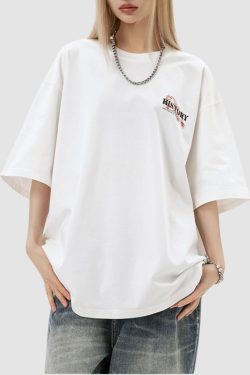 Style Core Aesthetics, New Style Trends Dragon Pattern Printed Tee