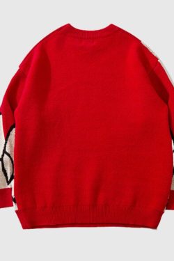 Style Core Aesthetics, New Style Trends Dragon-Themed Oversized Sweater