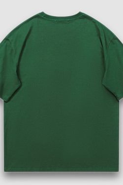 Style Core Aesthetics, New Style Trends Eating Fish Cartoon Pattern Tee