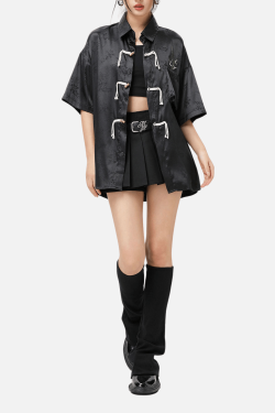 Style Core Aesthetics, New Style Trends Elegant Heart Embroidered Shirt