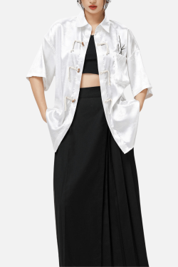 Style Core Aesthetics, New Style Trends Elegant Heart Embroidered Shirt