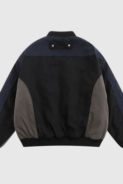 Style Core Aesthetics, New Style Trends Embroidered Aviator Insulated Coat