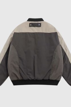 Style Core Aesthetics, New Style Trends Embroidered Aviator Insulated Coat