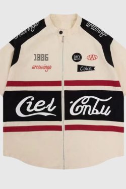 Style Core Aesthetics, New Style Trends Embroidered Biker Shirt