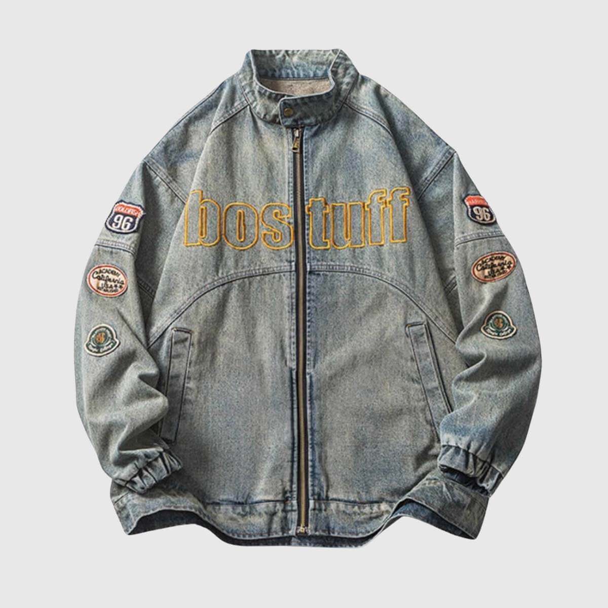 Style Core Aesthetics, New Style Trends Embroidered Denim Jacket Style Core Aesthetics, New Style Trends Embroidered Denim Jacket