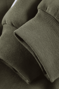 Style Core Aesthetics, New Style Trends Embroidered Letter Patch Sweatshirt