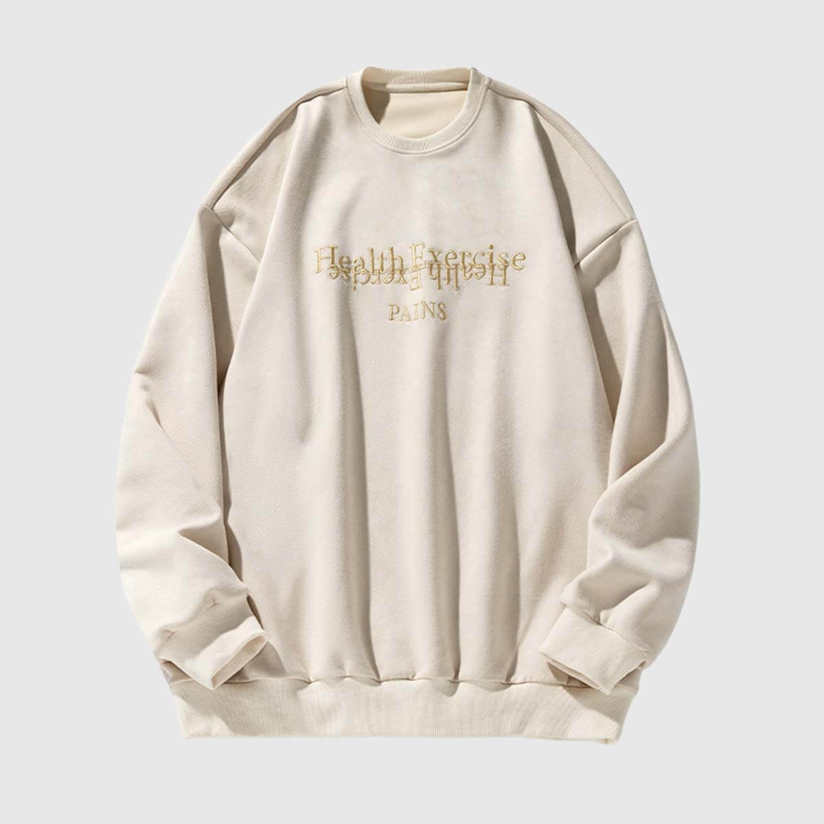Style Core Aesthetics, New Style Trends Embroidered Oversized Sweatshirt Style Core Aesthetics, New Style Trends Embroidered Oversized Sweatshirt
