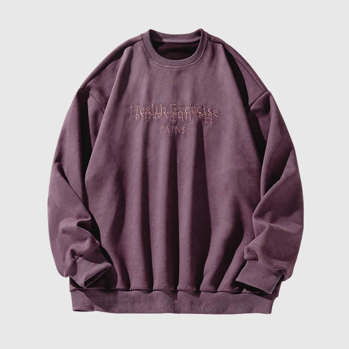 Style Core Aesthetics, New Style Trends Embroidered Oversized Sweatshirt Style Core Aesthetics, New Style Trends Embroidered Oversized Sweatshirt