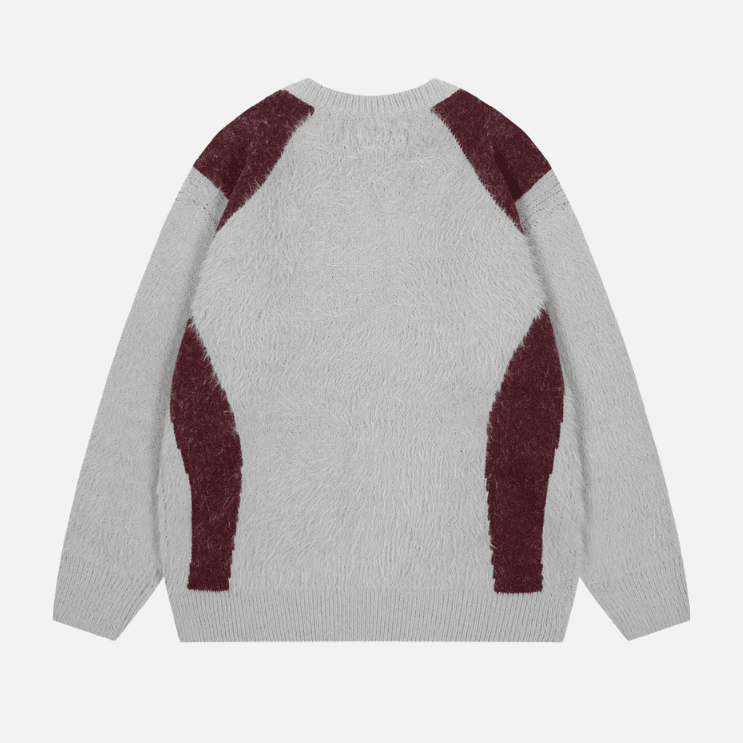 Style Core Aesthetics, New Style Trends Faux Mink Fuzzy Colorblock Sweater Style Core Aesthetics, New Style Trends Faux Mink Fuzzy Colorblock Sweater