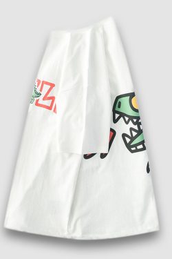 Style Core Aesthetics, New Style Trends Fire Breathing Dinosaur Print Tee