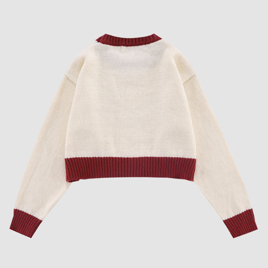 Style Core Aesthetics, New Style Trends Forest Photo Print Cropped Sweater Style Core Aesthetics, New Style Trends Forest Photo Print Cropped Sweater