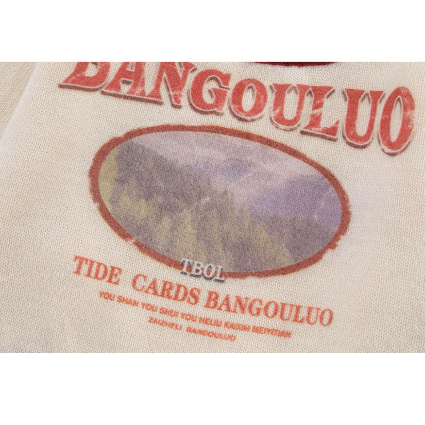 Style Core Aesthetics, New Style Trends Forest Photo Print Cropped Sweater Style Core Aesthetics, New Style Trends Forest Photo Print Cropped Sweater