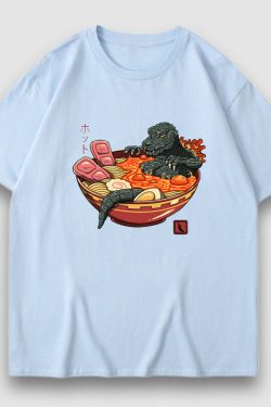 Style Core Aesthetics, New Style Trends Funny Bathing Cartoon Print Tee