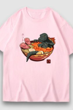 Style Core Aesthetics, New Style Trends Funny Bathing Cartoon Print Tee