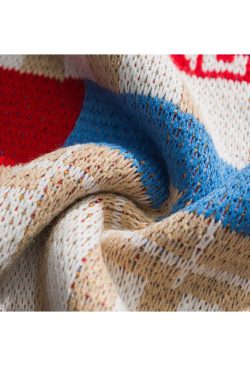 Style Core Aesthetics, New Style Trends Funny Graphic Pattern Vest Sweater