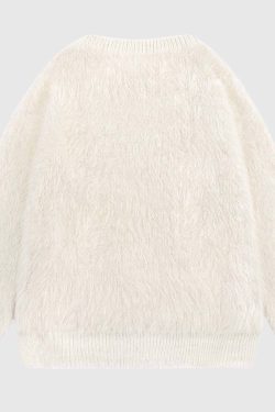 Style Core Aesthetics, New Style Trends Fuzzy Cat Design Sweater