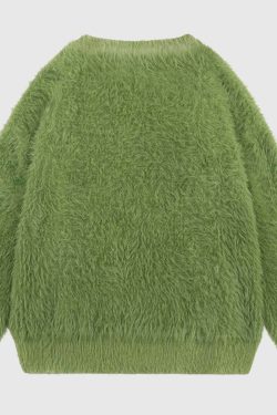 Style Core Aesthetics, New Style Trends Fuzzy Cat Design Sweater